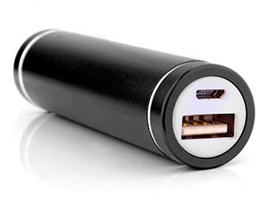 Портативное зарядное устройство USB от аккумулятора 2600 мАч